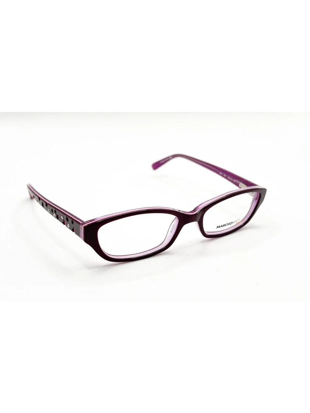 Marchon Nyc Ava 616 Purple Authentic Eyeglasses 45-15-125